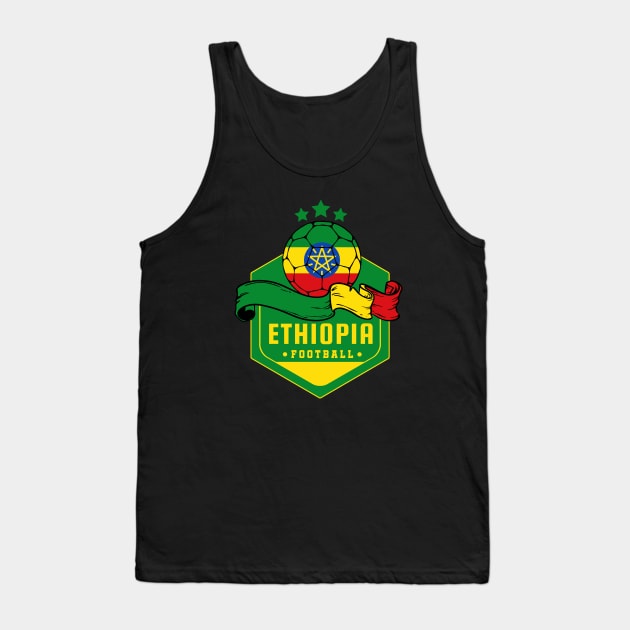 Ethiopia Football Tank Top by footballomatic